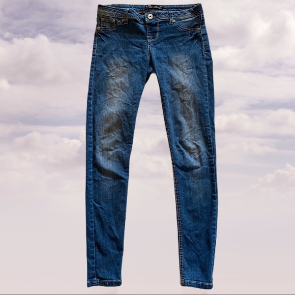 Hip Hugging BRAZIL Super Stretch Denim Jeggings M - Picture 1 of 8